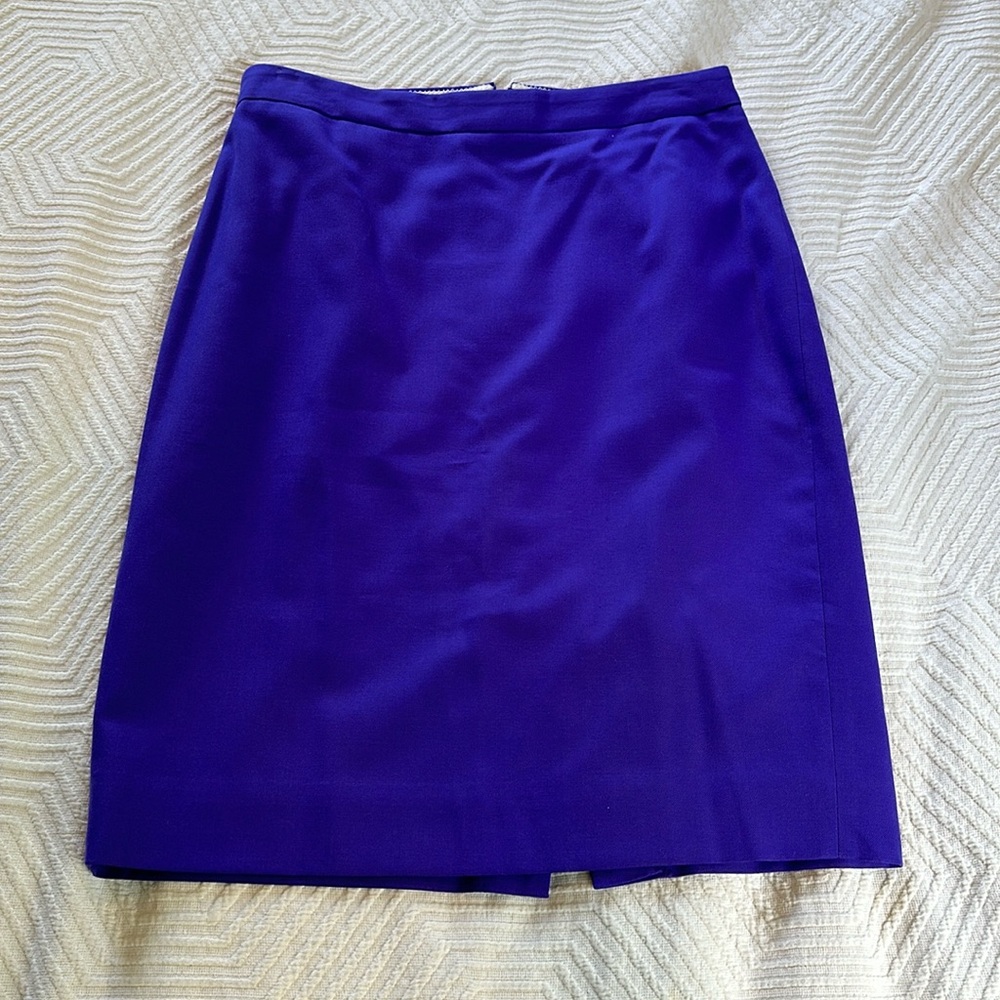 Purple JCrew No2 Pencil Skirt